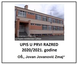 UPIS U PRVI RAZRED 2020/2021. GODINE